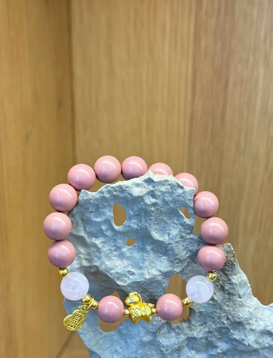 Natural Golden Sandalwood & Yellow Citrine Beaded Bracelet – Zen Prosperity Jewelry